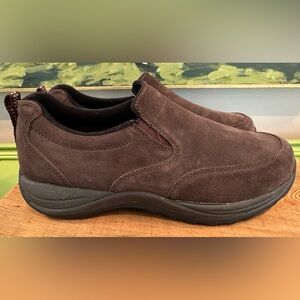 L.L. Bean Men's 10.5 Brown 254540 Suede Comfort Moc Slip On Shoes